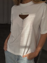 Never Fully Dressed White Espresso Martini T-Shirt - Image 3 of 4