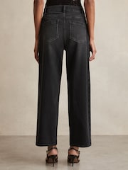Verwaschenes Grau - Reiss Molly Barrel-Leg Seam Jeans - Bild 6 von 7