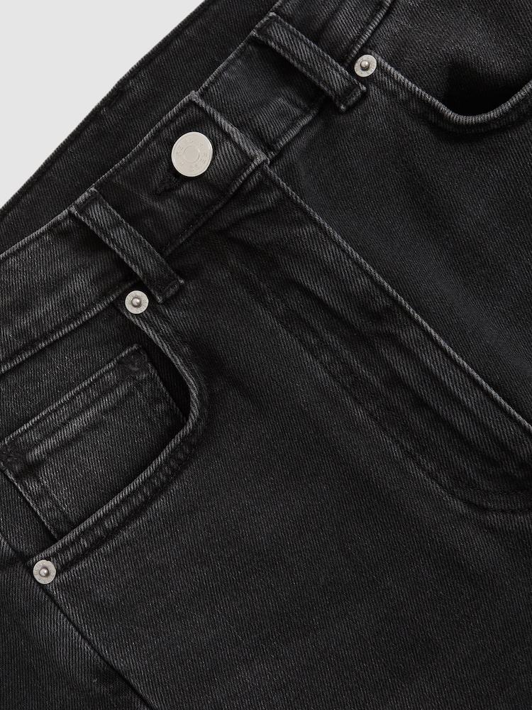 Verwaschenes Grau - Reiss Molly Barrel-Leg Seam Jeans - Bild 7 von 7