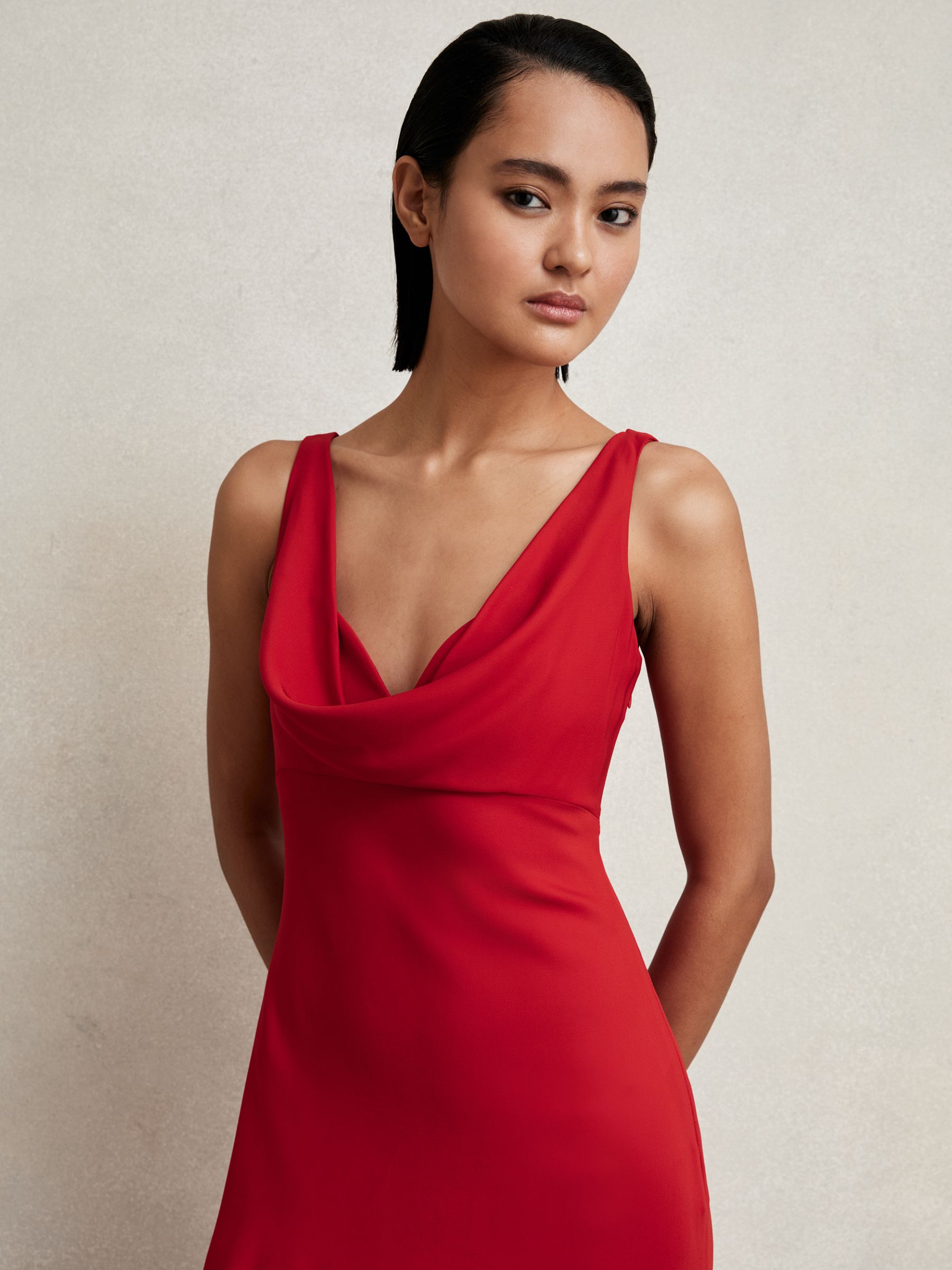 ★REISS Vanessa コールネックスリーブレス 上質マキシ★ Next：日本 Reiss Vanessa カウルネック ノースリーブ マキシ