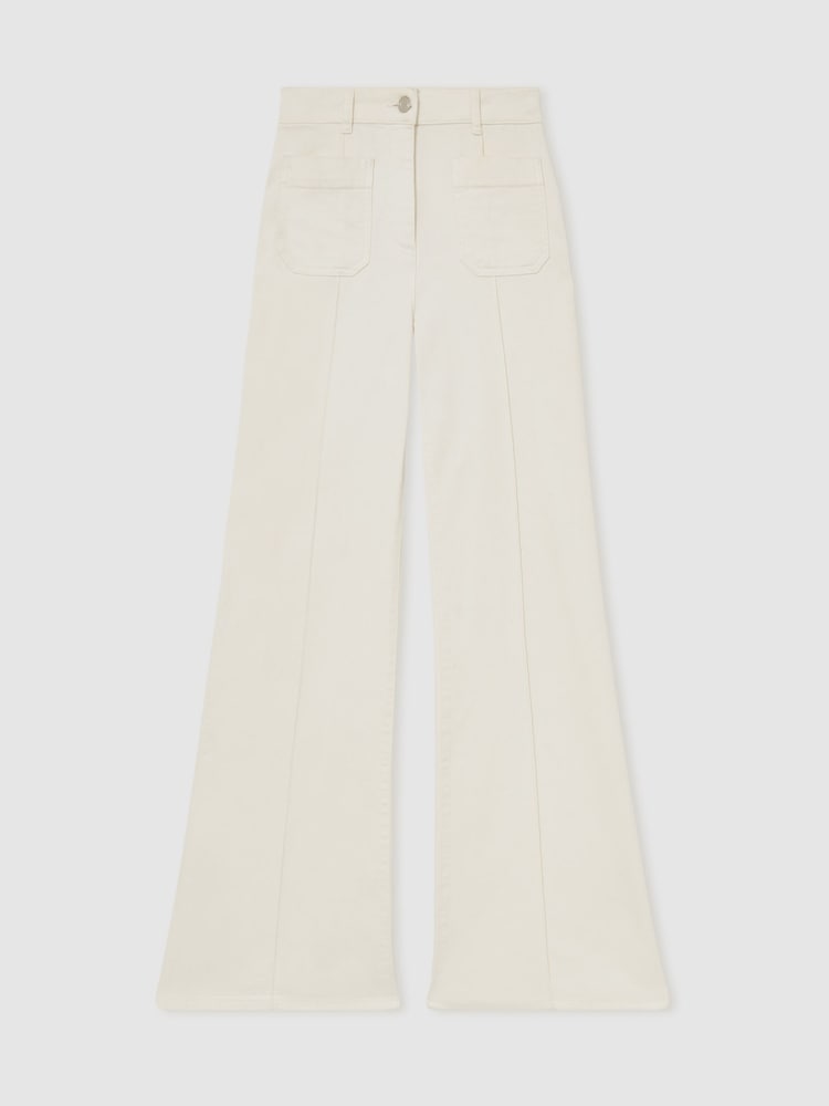 Crudo - Reiss Sakura Patch Pocket Flared Jeans - Imagen 2 de 8 Crudo - Reiss Sakura Patch Pocket Flared Jeans - Imagen 2 de 8