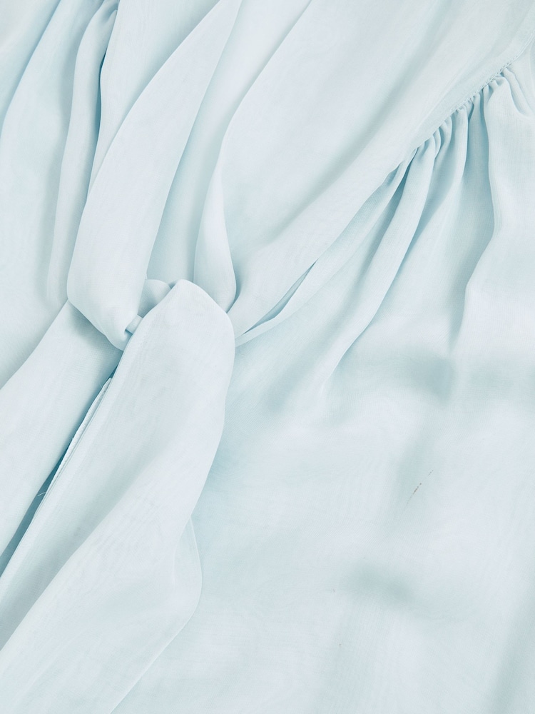 Reiss Tina Silk Blend Chiffon Tie-Neck Blouse - Imagen 7 de 7 Reiss Tina Silk Blend Chiffon Tie-Neck Blouse - Imagen 7 de 7