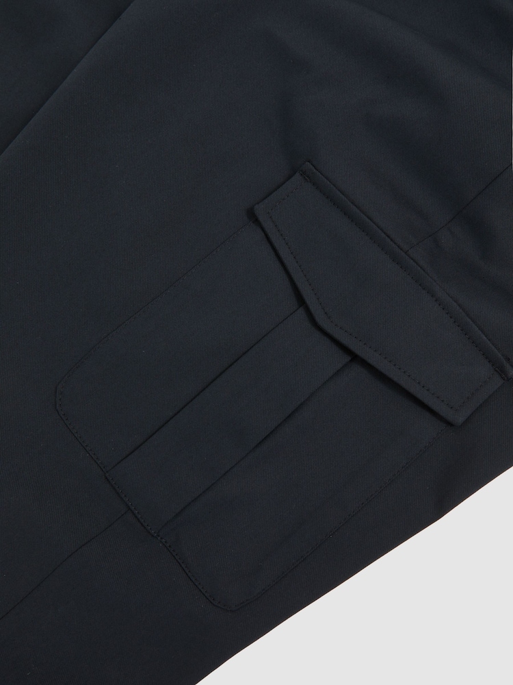 Marineblau - Reiss Robinson Cotton-Lyocell Cargo Trousers - Bild 6 von 6