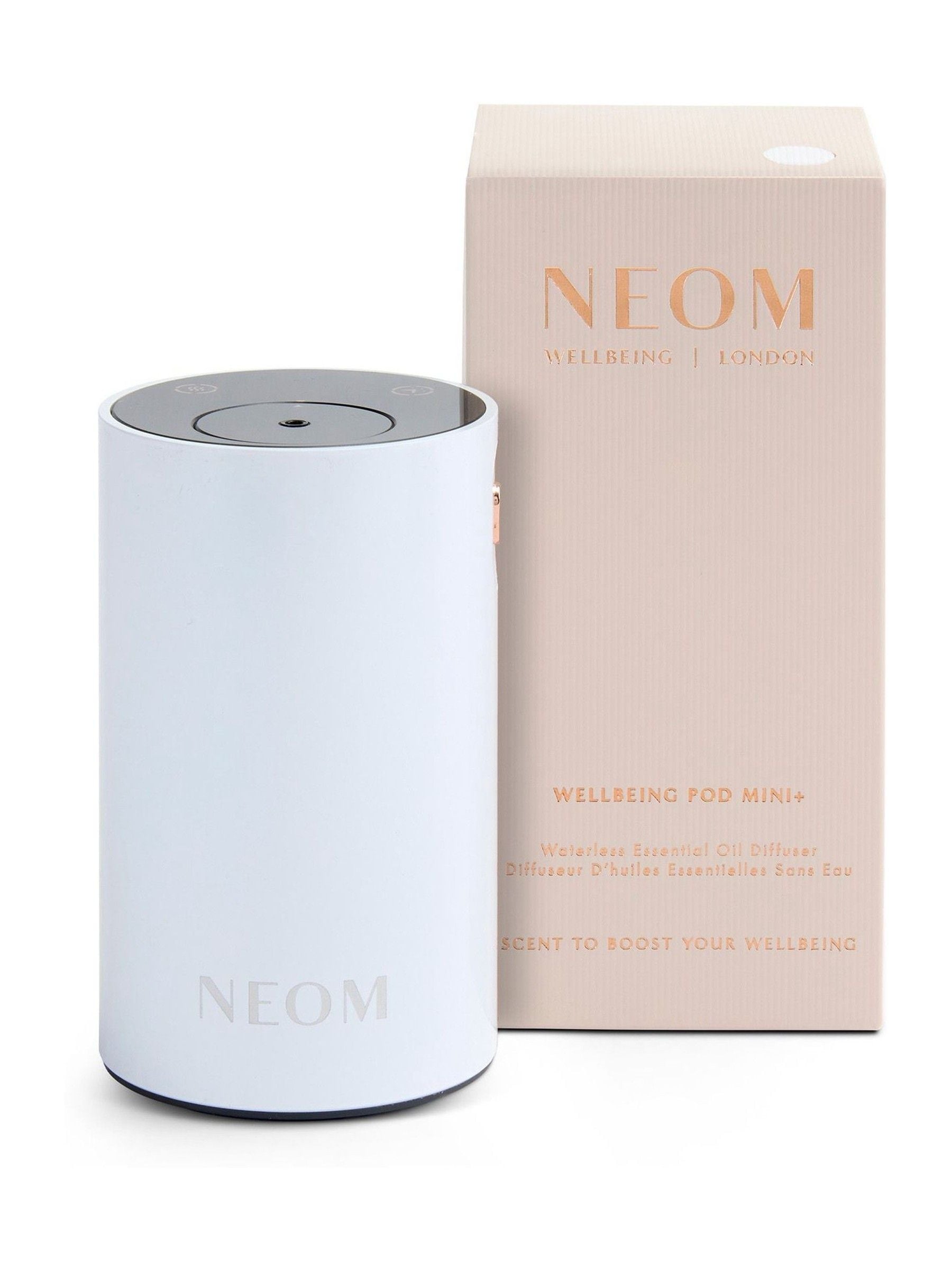 Neom Wellbeing Wellbeing Pod Mini+ Waterless Essential Oil Diffuser White - Image 5