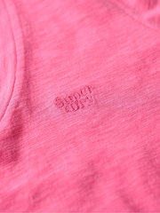 Superdry Pink Scoop Neck T-Shirt - Image 6 of 6