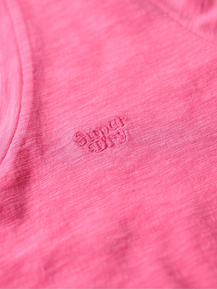 Superdry Pink Scoop Neck T-Shirt - Image 6 of 6