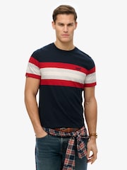 Футболка в полоску из 100% хлопка Superdry Essentials - Image 1 of 6