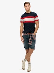 Футболка в полоску из 100% хлопка Superdry Essentials - Image 3 of 6