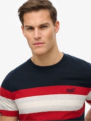 Футболка в полоску из 100% хлопка Superdry Essentials - Image 4 of 6