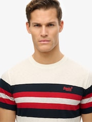 Superdry 100% Cotton Essentials Stripe T-Shirt - Image 4 of 6