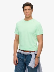 Superdry Green Classic Essential 100% Cotton T-Shirt - Image 1 of 5