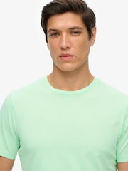 Superdry Green Classic Essential 100% Cotton T-Shirt - Image 3 of 5