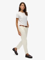 Superdry White Slim Mid Rise Jeans - Image 3 of 7