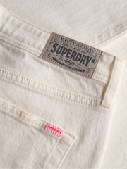 Superdry White Slim Mid Rise Jeans - Image 7 of 7