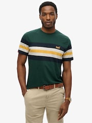Футболка в полоску из 100% хлопка Superdry Essentials - Image 1 of 6