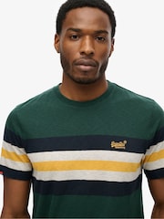 Футболка в полоску из 100% хлопка Superdry Essentials - Image 4 of 6