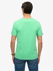 Superdry Green Classic Essential 100% Cotton T-Shirt - Image 2 of 6