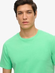 Superdry Green Classic Essential 100% Cotton T-Shirt - Image 4 of 6
