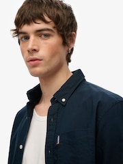 Superdry 100% Cotton Essentials Long Sleeve Oxford Shirt - Imagen 4 de 4