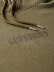 Superdry Green Oversized 100% Cotton Utility Sport Hoodie - Image 7 of 7
