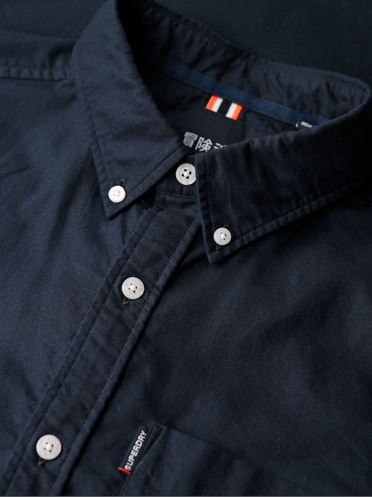 Camisa Oxford básica oversize de algodón 100 % de Superdry - Imagen 6 de 6