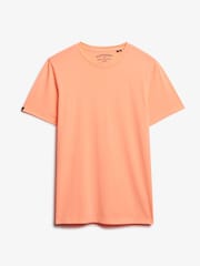 Superdry Orange Classic Essential 100% Cotton T-Shirt - Image 5 of 5