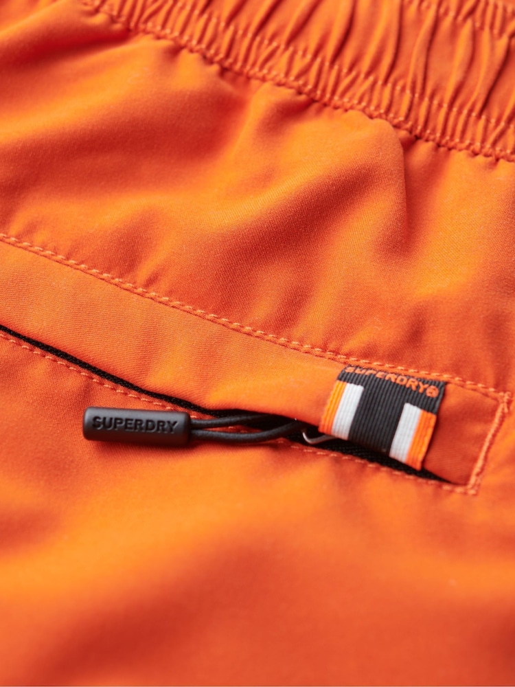 Superdry Orange Premium Emb 17 Swim Shorts - Image 9 of 9