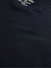 Superdry Blue Oversized Essentials Relaxed 100% Cotton T-Shirt - Image 2 of 2