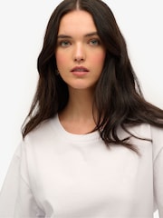 Superdry 100% Cotton Oversized Essentials Relaxed T-Shirt - Imagen 3 de 5