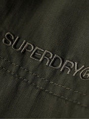 Superdry Green Oversized Nylon Harrington Jacket - Image 7 of 8