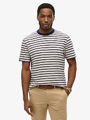 Футболка в полоску из 100% хлопка Superdry Merchant - Image 1 of 5