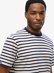 Футболка в полоску из 100% хлопка Superdry Merchant - Image 4 of 5