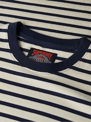 Футболка в полоску из 100% хлопка Superdry Merchant - Image 5 of 5