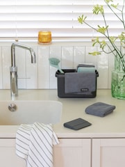 Brabantia Dark Grey Sink Side Cleaning Caddy Set - Image 1 of 6