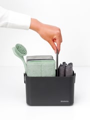Brabantia Dark Grey Sink Side Cleaning Caddy Set - Image 4 of 6