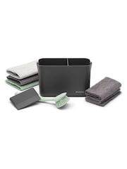 Brabantia Dark Grey Sink Side Cleaning Caddy Set - Image 5 of 6
