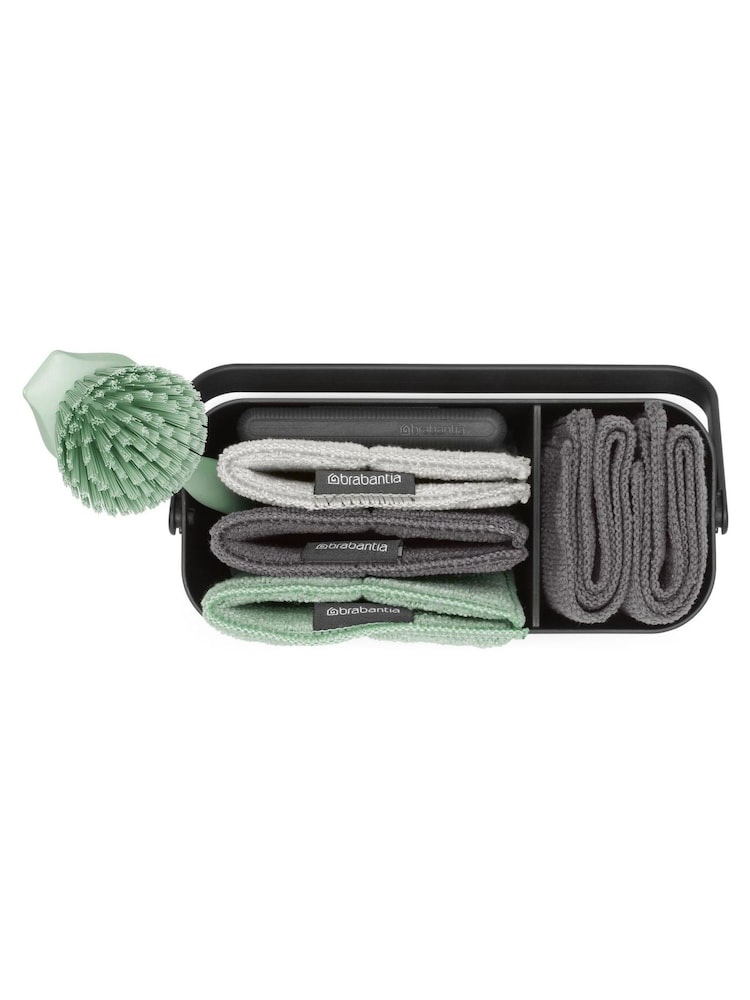 Brabantia Dark Grey Sink Side Cleaning Caddy Set - Image 6 of 6