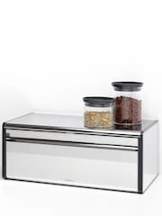 Brabantia Brilliant Steel Fall Front Bread Bin - Image 1 of 6