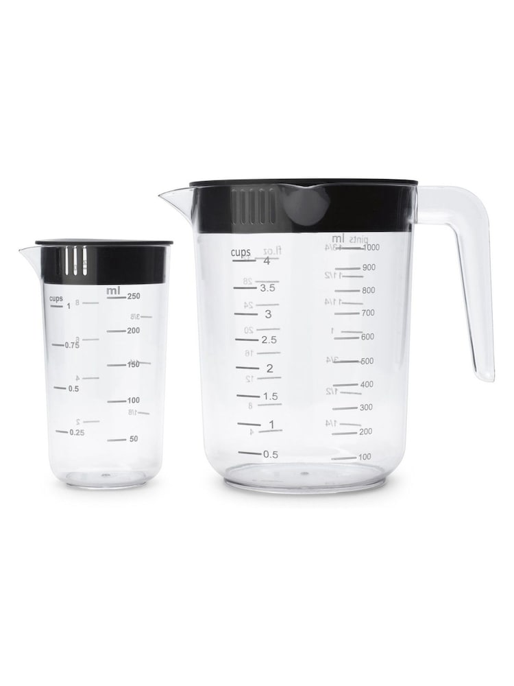 Brabantia Set of 2 Transparent Tasty+ Measuring Jugs - Image 1 of 6 Brabantia Set of 2 Transparent Tasty+ Measuring Jugs - Image 1 of 6