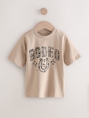 Stone Rodeo 100% Cotton Short Sleeve Graphic Print T-Shirt (3mths-8yrs) - Image 1 of 4