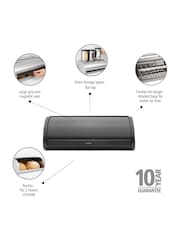 Brabantia Matt Black Roll Top Bread Bin - Image 2 of 5