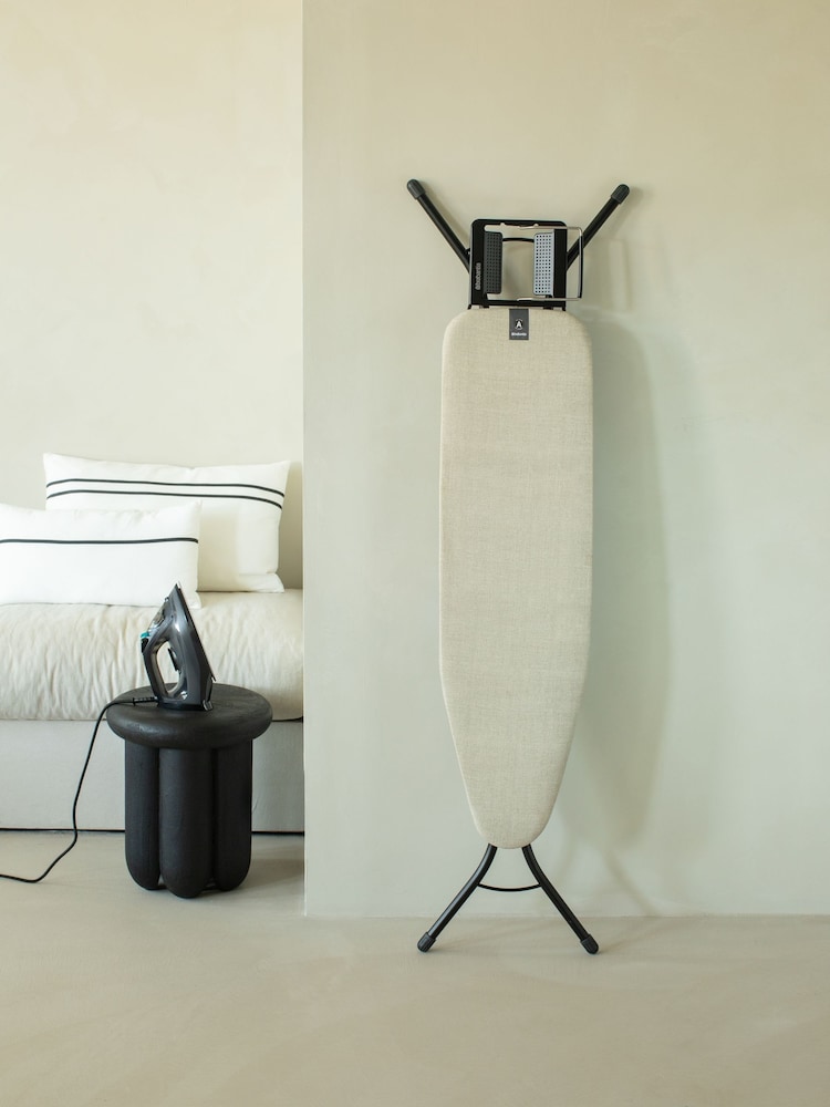 Brabantia Denim Grey Ironing Board Size A with Steam Iron Rest - Image 1 of 6