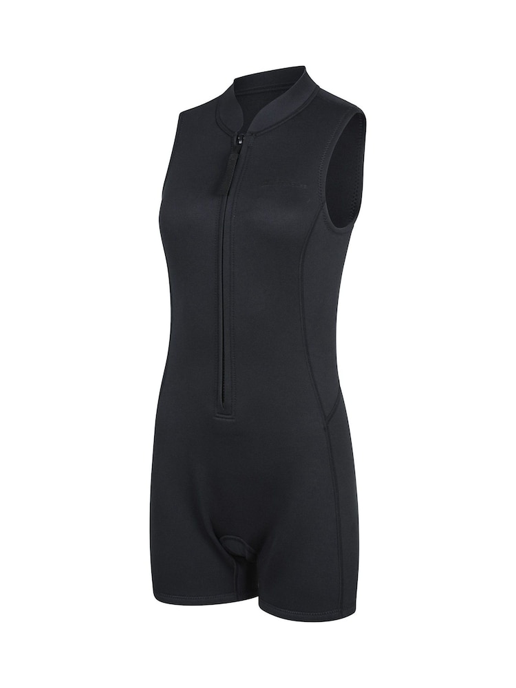 Mountain Warehouse Black Sleeveless Shorty Womens 2mm Wetsuit - Image 4 of 6