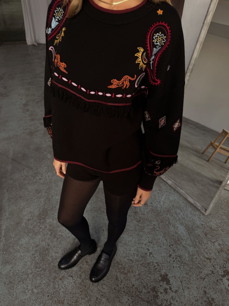 Never Fully Dressed Black Safari Jamie Jumper - Image 2 of 3