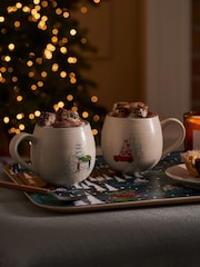 Sophie Allport Natural Home for Christmas Stoneware Mug - Image 1 of 4