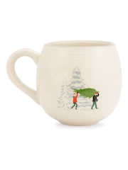 Sophie Allport Natural Home for Christmas Stoneware Mug - Image 3 of 4