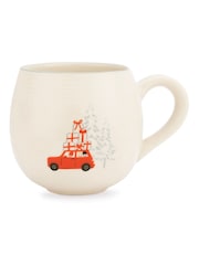 Sophie Allport Natural Home for Christmas Stoneware Mug - Image 4 of 4