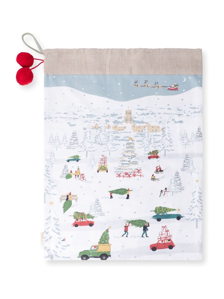 Sophie Allport Off White Home for Christmas Sack Decoration - Image 3 of 3