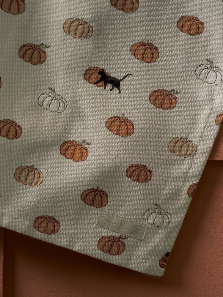 Sophie Allport Natural Trick or Treat Tea Towel - Image 2 of 3