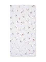 Sophie Allport Off White Snowy Owls Table Runner - Image 3 of 3